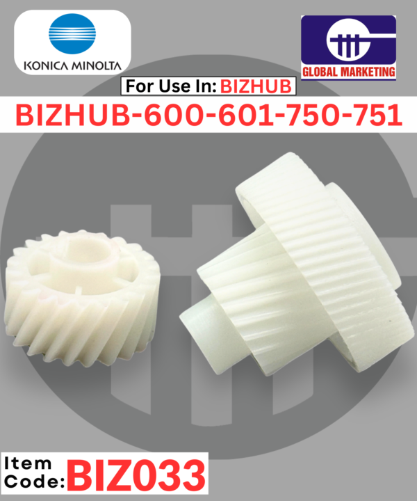 BIZ033 - DRUM DRIVE GEAR SET 2 Pcs