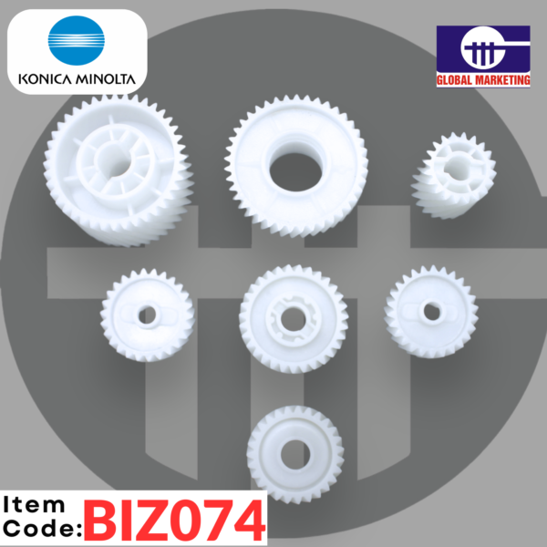 BIZ074 - DEVELOPING GEAR SET BIZHUB PRO 1050 7 PCS - Image 3