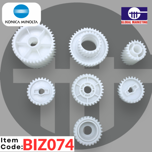BIZ074 - DEVELOPING GEAR SET BIZHUB PRO 1050 7 PCS - Image 4