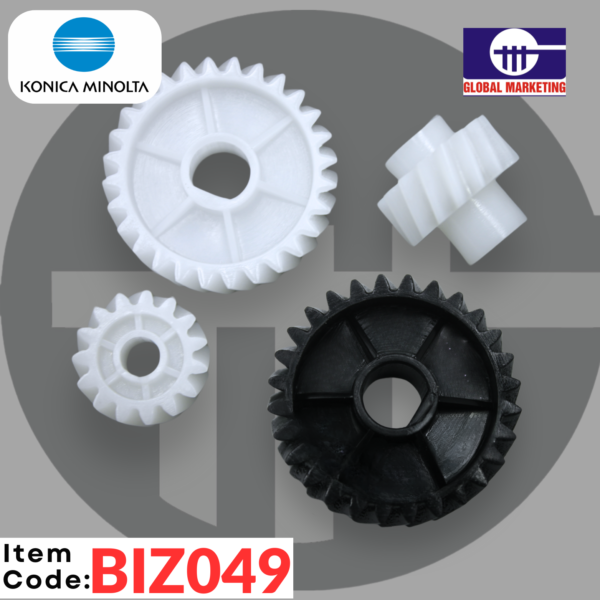 BIZ049 - BLACK DEVELOPER UNIT GEAR SET 4PCS - Image 3