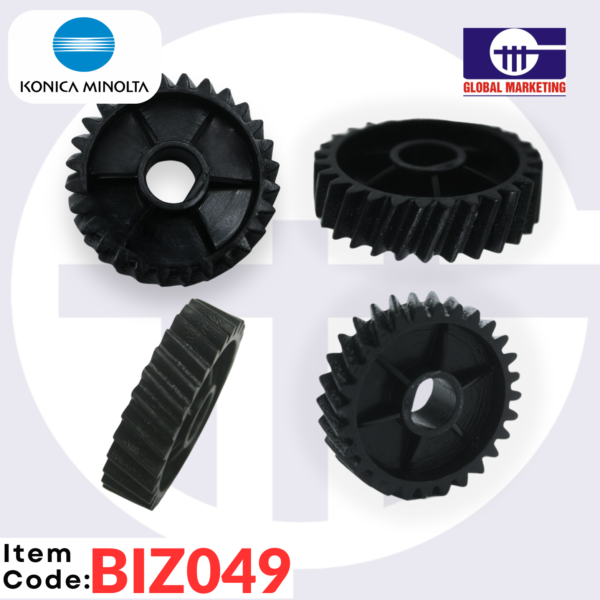 BIZ049 - BLACK DEVELOPER UNIT GEAR SET 4PCS - Image 4