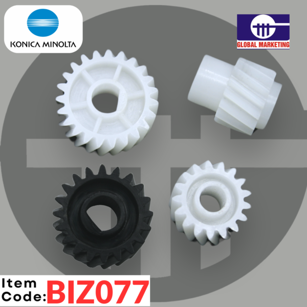 BIZ077 - DEVELOPING UNIT GEAR SET (color) 4PCS - Image 4