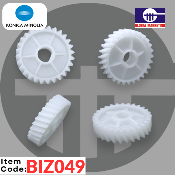 BIZ049 - BLACK DEVELOPER UNIT GEAR SET 4PCS - Image 5