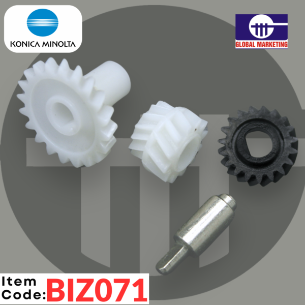 BIZ071 - DEVELOPING GEAR KIT (with shaft)  4PCS - Image 6
