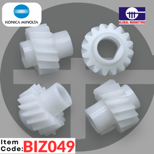 BIZ049 - BLACK DEVELOPER UNIT GEAR SET 4PCS - Image 2