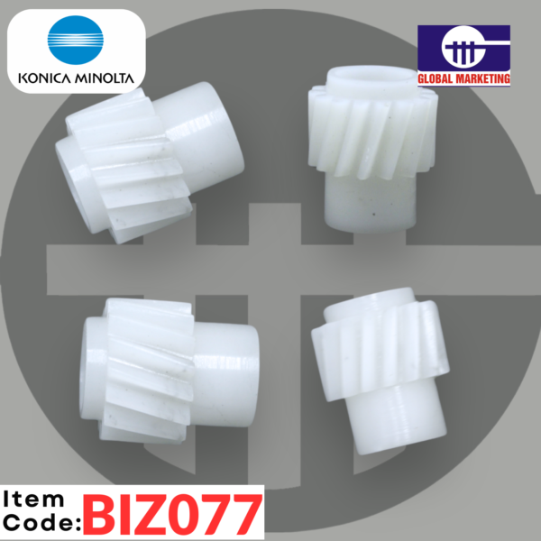 BIZ077 - DEVELOPING UNIT GEAR SET (color) 4PCS - Image 2