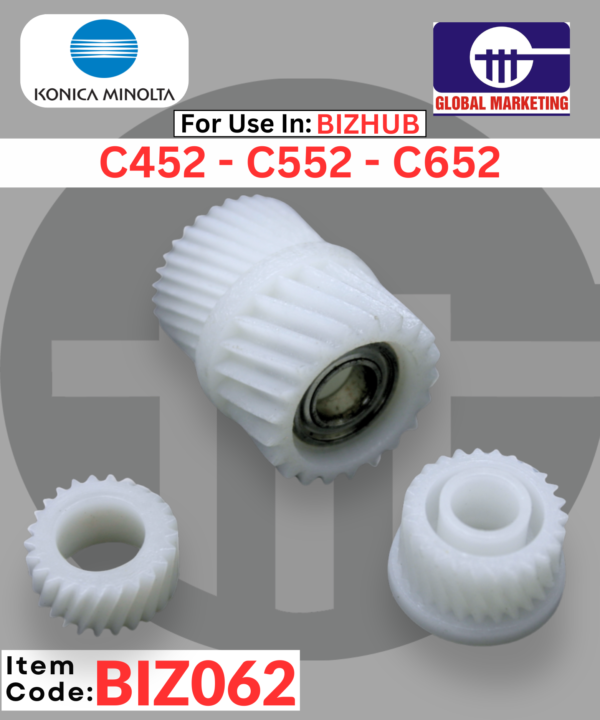 BIZ062 - CLEANING UNIT GEAR SET 3PCS
