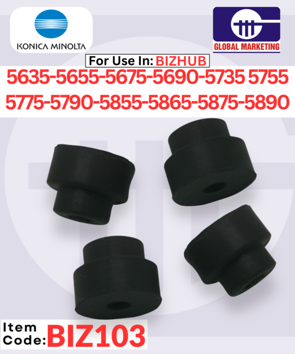 BIZ103 - NPN PAPER EXIT ROLLER BLACK (Small) 4PCS