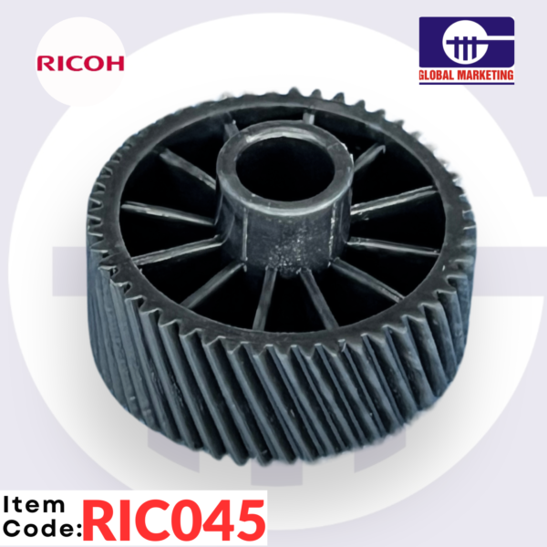 RIC45 - MAIN DRIVE MOTOR GEAR (BLACK) 1PCS - Image 4