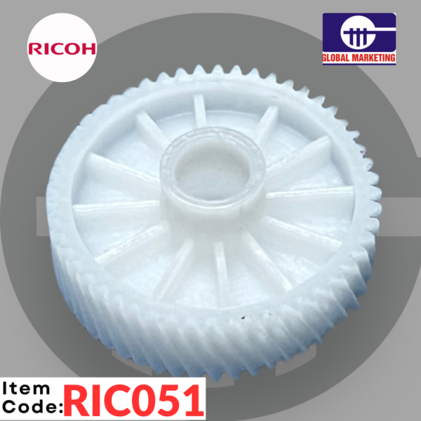 RIC51 - MAIN DRIVE MOTOR GEAR (WHITE)1PCS - Image 4