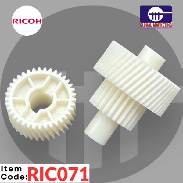 RIC71 - DEVELOPER TANK MOTOR GEAR 2PCS - Image 2