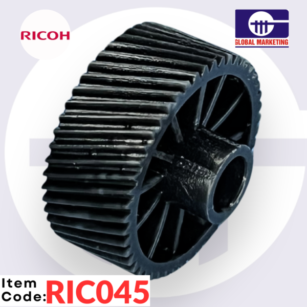 RIC45 - MAIN DRIVE MOTOR GEAR (BLACK) 1PCS - Image 2