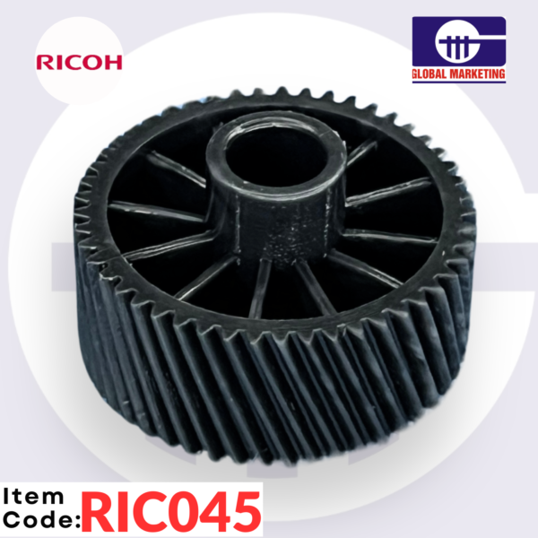 RIC45 - MAIN DRIVE MOTOR GEAR (BLACK) 1PCS - Image 3
