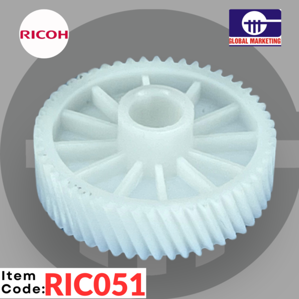 RIC51 - MAIN DRIVE MOTOR GEAR (WHITE)1PCS - Image 2