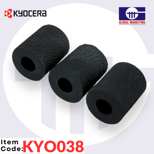 KYO38 - PAPER FEED ROLLER 3PCS - Image 3