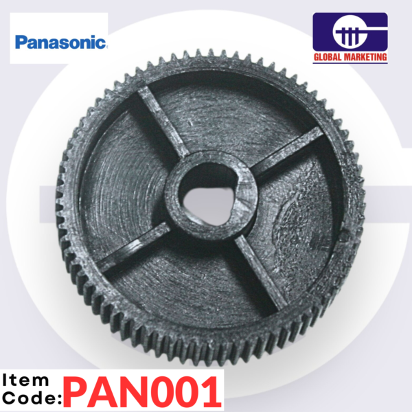 PAN01 - A.D.U MAIN DRIVE GEAR (BLACK) 1PCS - Image 5