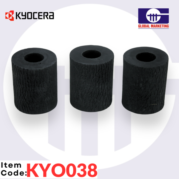 KYO38 - PAPER FEED ROLLER 3PCS - Image 2