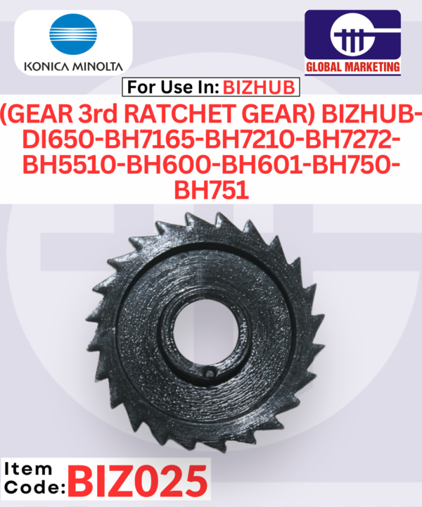 BIZ025 - WEB SUPPLY UNIT GEAR SET (GEAR 3rd RATCHET GEAR) 1PCS