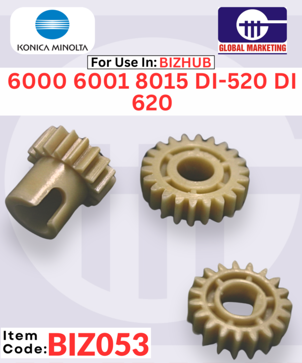 BIZ053 - BYPASS UNIT GEAR SET 3PCS