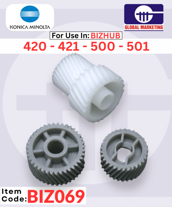 BIZ069 - DEVELOPING DRIVE GEAR SET 3PCS