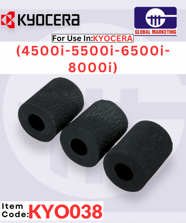KYO38 - PAPER FEED ROLLER 3PCS