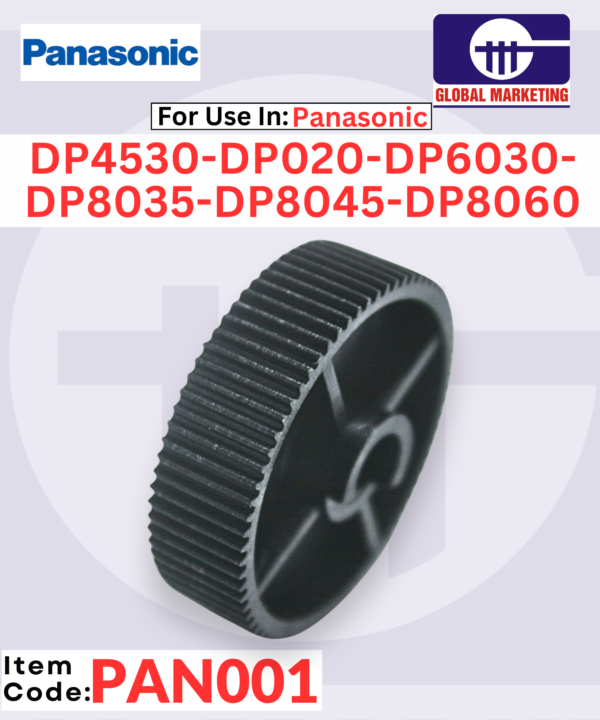 PAN01 - A.D.U MAIN DRIVE GEAR (BLACK) 1PCS