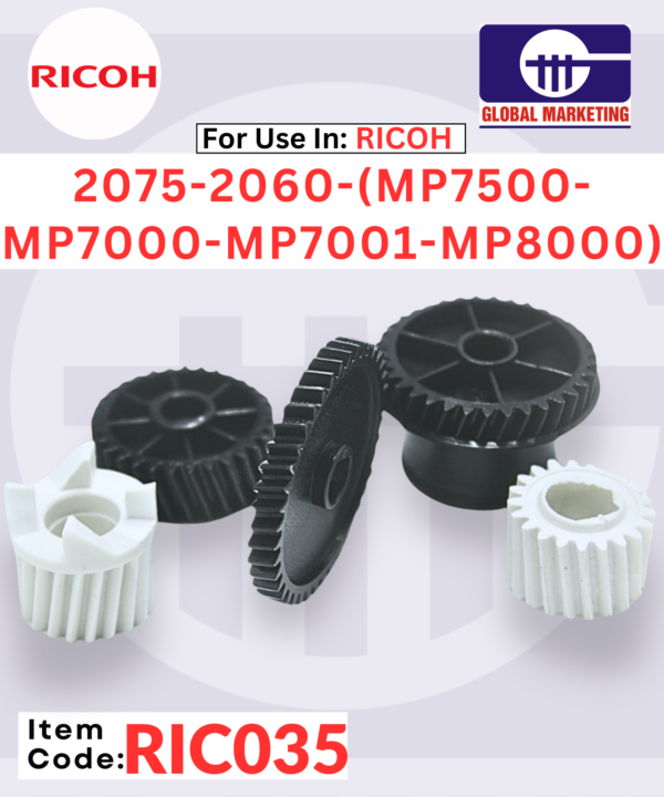 RIC35 - DEVELOPER TANK GEAR SET 5PCS