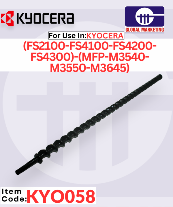 KYO58 - WASTE TONER EXIT SHAFT 1PCS